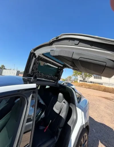 Tesla Model Y Auto Glass Door